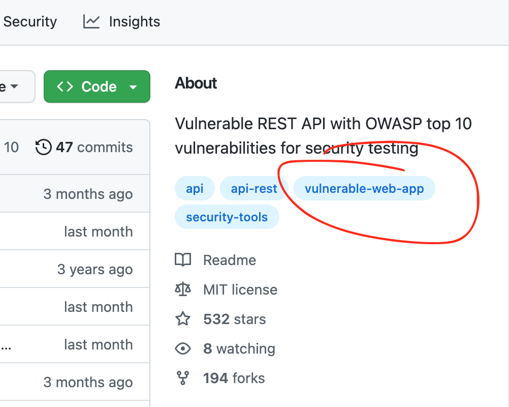 VAmPI vulnerable API